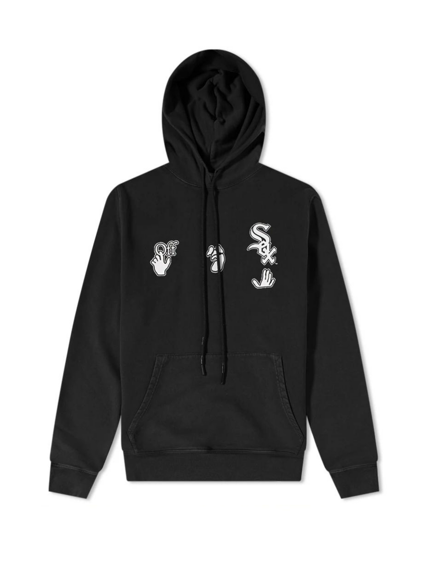 Off White x SOX Black Hoodie (Unisex)