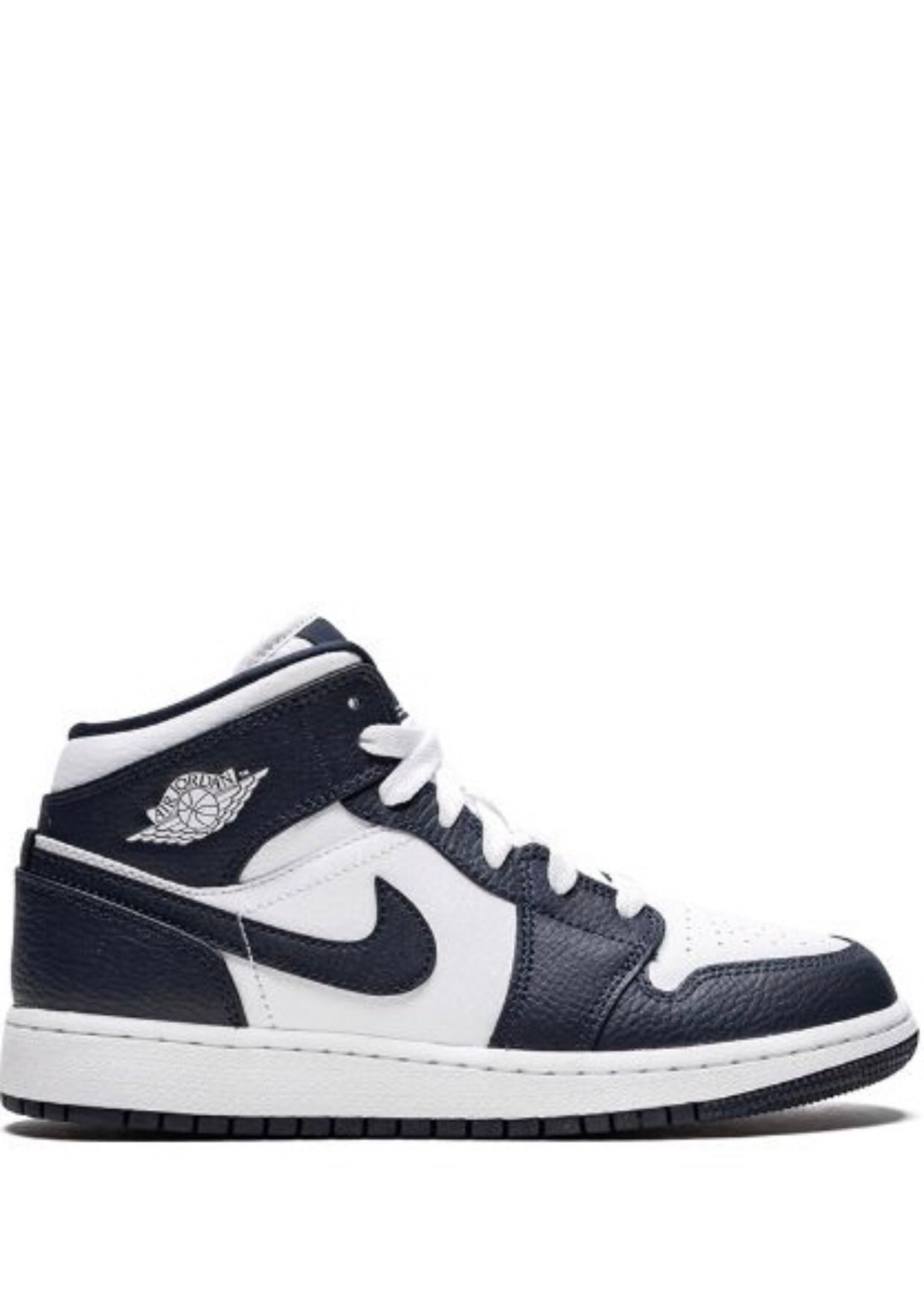 Nike Air Jordan 1 Mid Navy Blue Obsidian (Unisex)