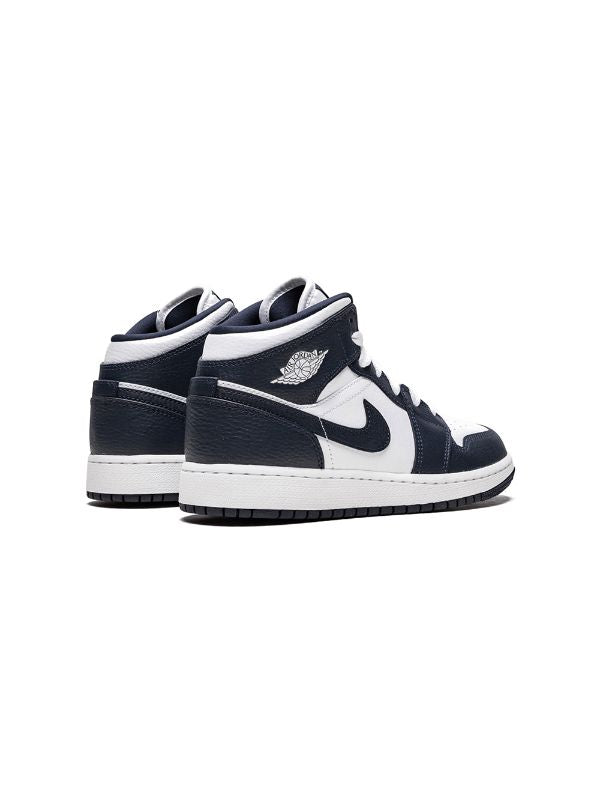 Nike Air Jordan 1 Mid Navy Blue Obsidian Unisex