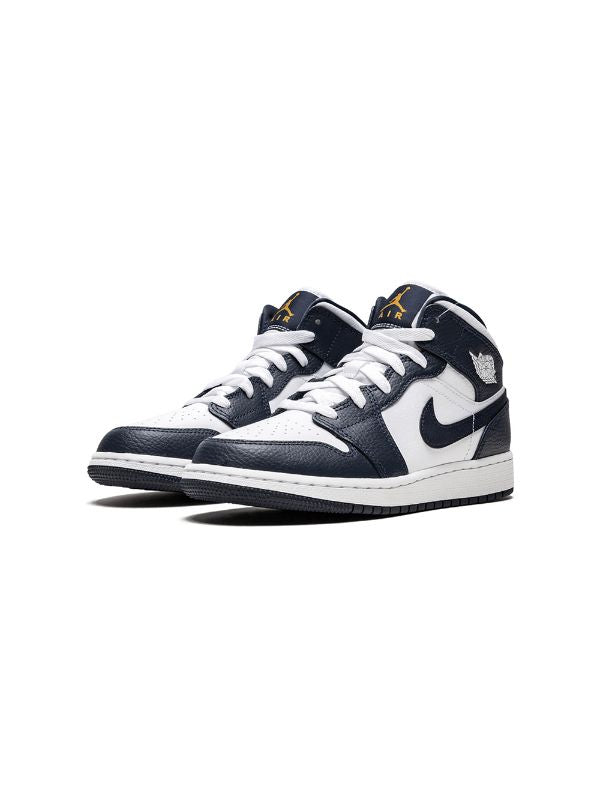 Nike Air Jordan 1 Mid Navy Blue Obsidian (Unisex)