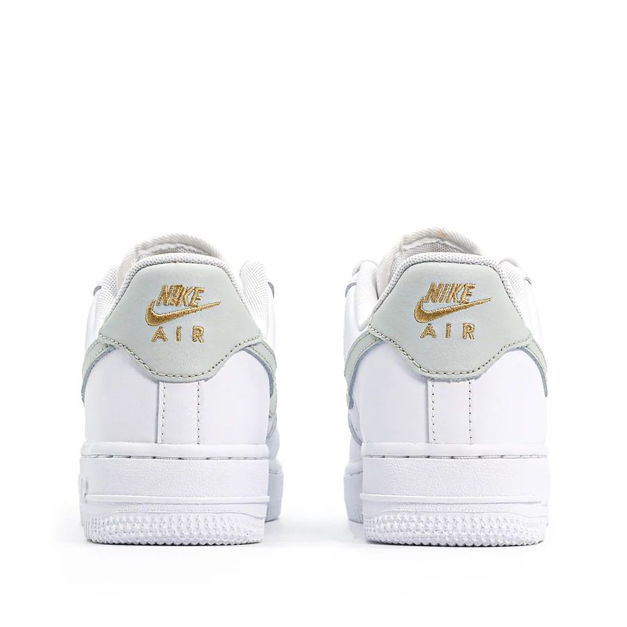 Nike Air Force 1 Low Mini Swoosh White Grey and Gold Unisex