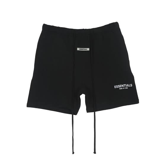 Essentials Fear Of God Shorts Black (Unisex)