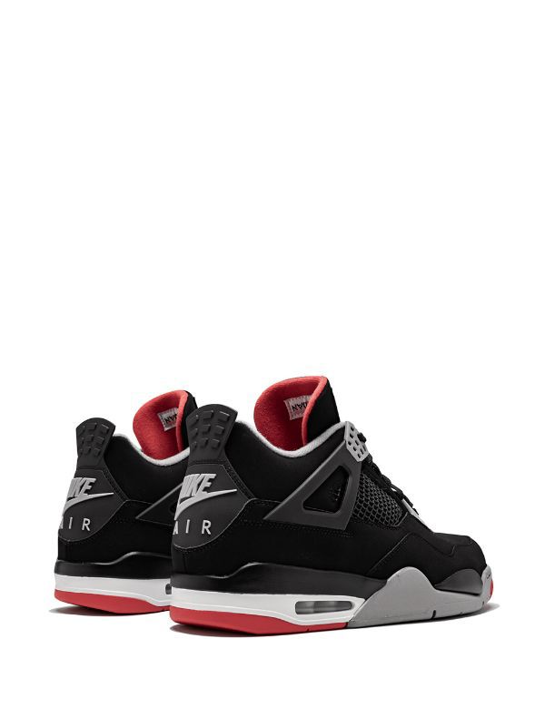 Nike Air Jordan 4 Retro Bred Unisex The Courtside